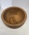 Hand turned American cherry bowl - signed nail bowl Louis Cicalese 8/16