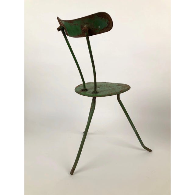 Hungarian Handmade Metal Chairs, 1950s, Set of 2 For Sale - Image 11 of 16
