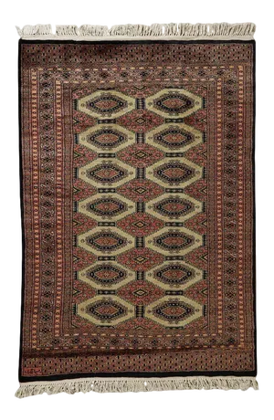 Vintage Pakistani Bokara Style Rug