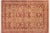 Taupe Shabby Chic 1990's Pak-Persian Taupe/Rust Wool Rug - 6'2'' X 9'1'' For Sale - Image 8 of 9