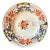 Japanese Moriyama Hand-Painted Gilt Floral Ceramic Candy Dish With Finger Loop Handle For Sale
