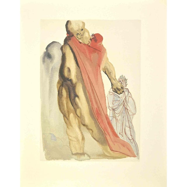 Salvador Dali, The Reproaches of Virgil, Woodcut, 1963 For Sale