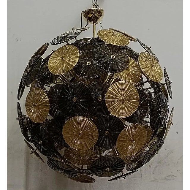 Mid-Century Murano Glass Sputnik Chandelier, 2000 For Sale - Image 9 of 9