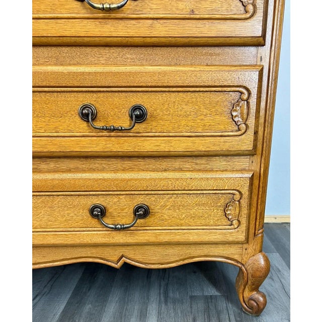 Vintage French Louis XIV Chest of Drawers For Sale - Image 3 of 12