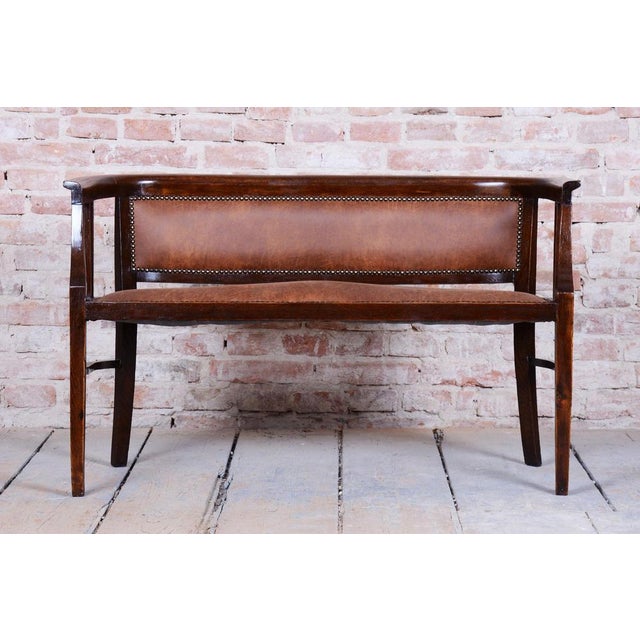 Art Deco Seating Set in Beech, Czech, 1920s, Set of 3 For Sale - Image 10 of 18