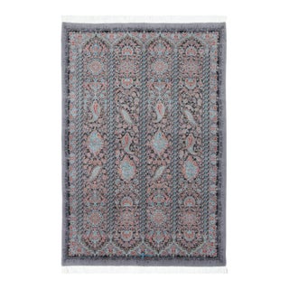 Rug & Kilim’s Contemporary Floral Rug With Dense Paisley Florals in Jewel Tones For Sale