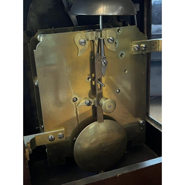 Brown Twin Fusee Bracket Clock For Sale - Image 8 of 12