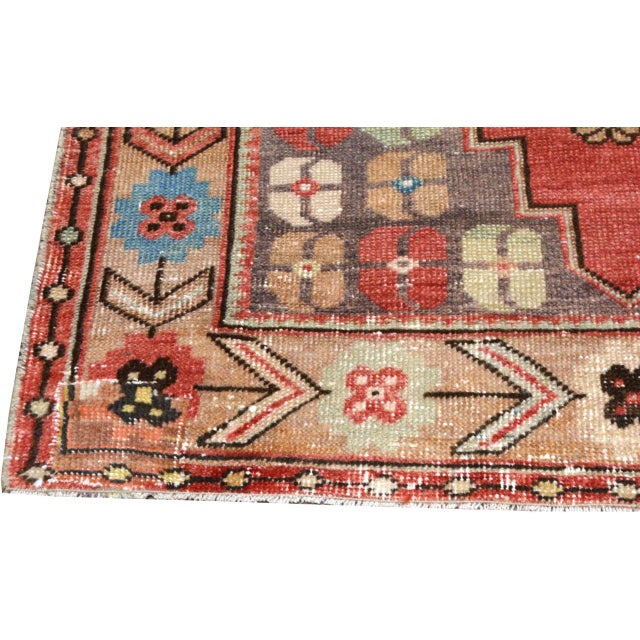 Vintage Turkish Anatolian Hand Knotted Wool Rug, 3'6"x6'8" For Sale - Image 4 of 4