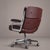 Metal Eames Time Life Executive Chair in Original Bordeaux Leather by Herman Miller For Sale - Image 7 of 12