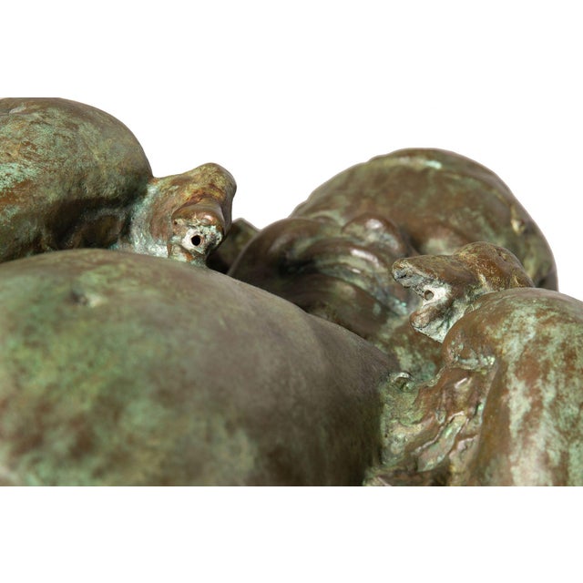 American Bronze Sculpture Fountain “Baby Duck”, Edith Barretto Parsons, 41” H For Sale - Image 10 of 18