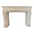 Late 1970s Contemporary Louis XIV Style Cast Stone Mantel For Sale