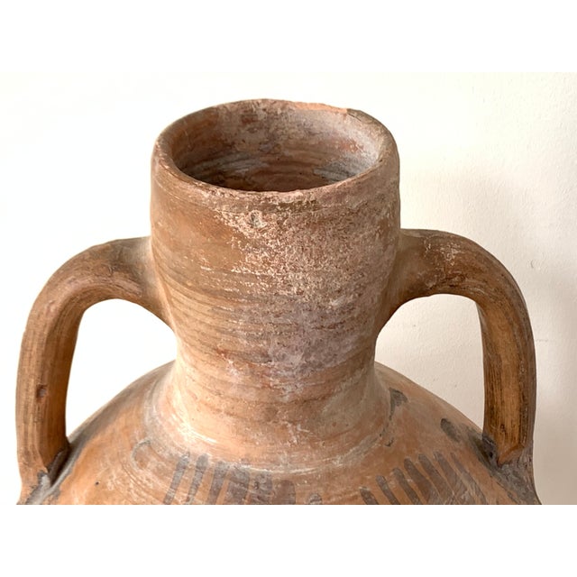 19th Century Set of Three Picher "Cantaro" from Calanda, Spain, Terracotta Vase For Sale - Image 6 of 18