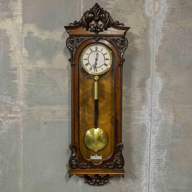 Victorian Vienna Clock, 1890s For Sale - Image 5 of 7