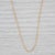 Tube Chain Necklace 18k Yellow Gold 16" 1.2mm For Sale - Image 4 of 6