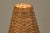 Mid-Century Table Lamp in Wrought Iron with Woven Rattan Shade, 1960s For Sale - Image 4 of 11