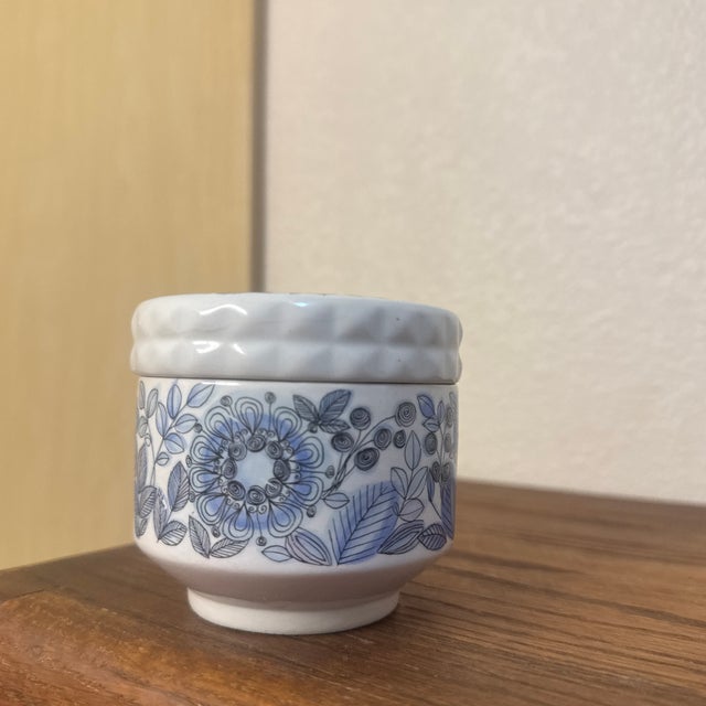 Mid-Century Modern 1970s Spanish Mid-20th Century Modern Lidded Sugar Bowl by Pontesa — 'Toledo' Pattern For Sale - Image 3 of 8