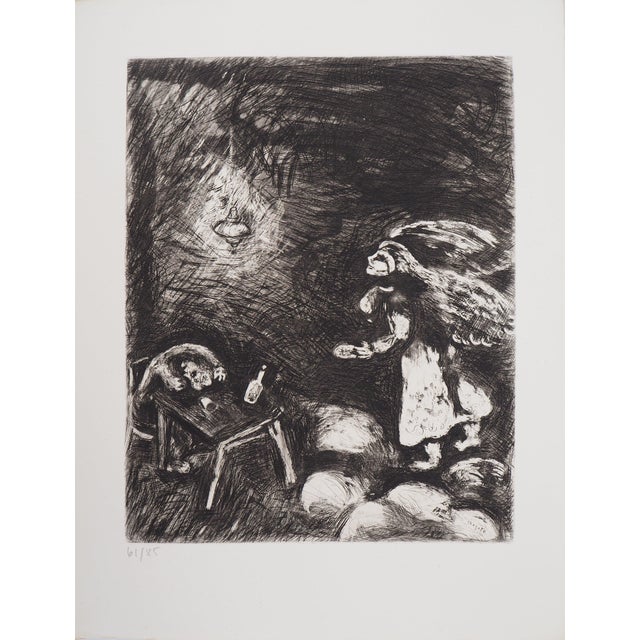Marc Chagall, The Drunkard and His Wife, Original Engraving For Sale - Image 5 of 5