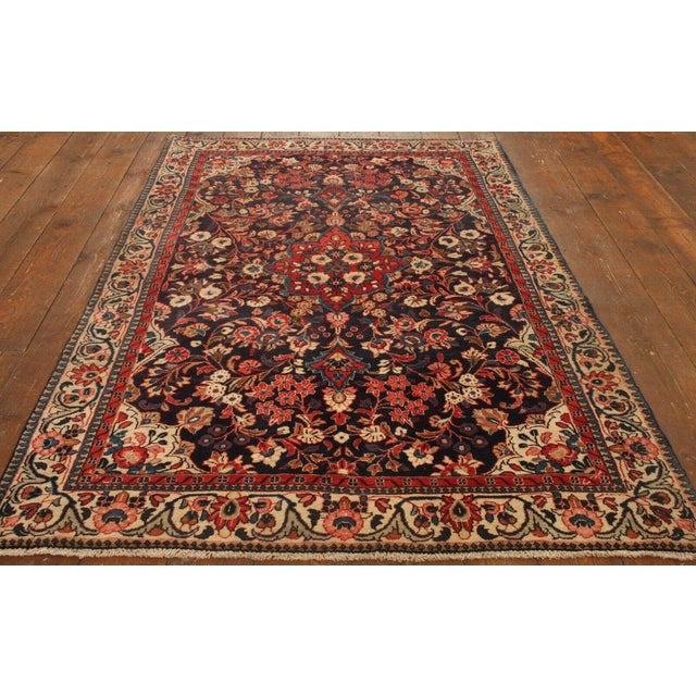 Middle Eastern Hand-Knotted Rug For Sale - Image 9 of 11
