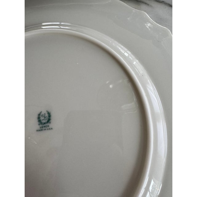 Antique Art Deco Lenox Periwinkle Blue High Fired Porcelain Dish Lot - 39 Pieces For Sale - Image 12 of 16