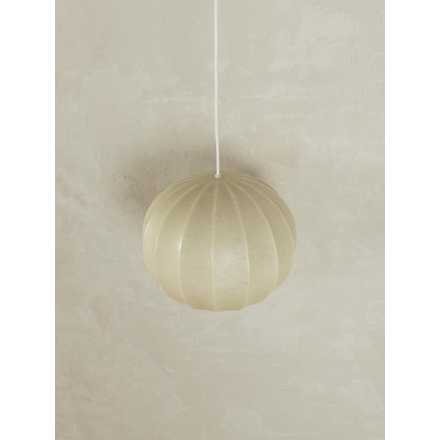 Achille Castiglioni Cocoon Hanging Lamp by Achille Castiglioni for Goldkant, 1960s For Sale - Image 4 of 8