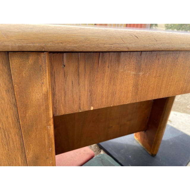 Copper 1960s Vintage Art Deco Mid Century Modern Desk For Sale - Image 8 of 12