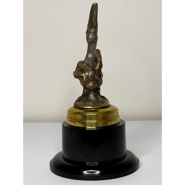 1 Majestic Spanish Art Deco Pelican Bird Mascot Sculpture On Stepped Stand by Antoine Bofill. Impress your clients &...