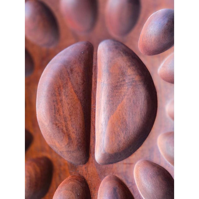 Mid 20th Century Taverneau Wood Deviled Egg Tray Platter For Sale - Image 12 of 15