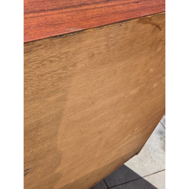 Mid- Century Danish Teak Kai Kristiansen Tall Dresser 5 Drawer For Sale - Image 10 of 15