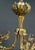 Chartreuse Art Nouveau Chandelier in Gilt Bronze, 1890 For Sale - Image 8 of 18