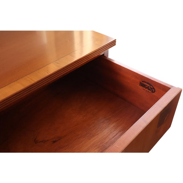 Biggs of Richmond Chippendale Mahogany Bachelor’s Chest With Brass Hardware For Sale - Image 11 of 18