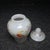 Glass Small Chinese Hand-Painted Peking Glass Jar With Lid - Pheasant & Peony Motif For Sale - Image 7 of 9