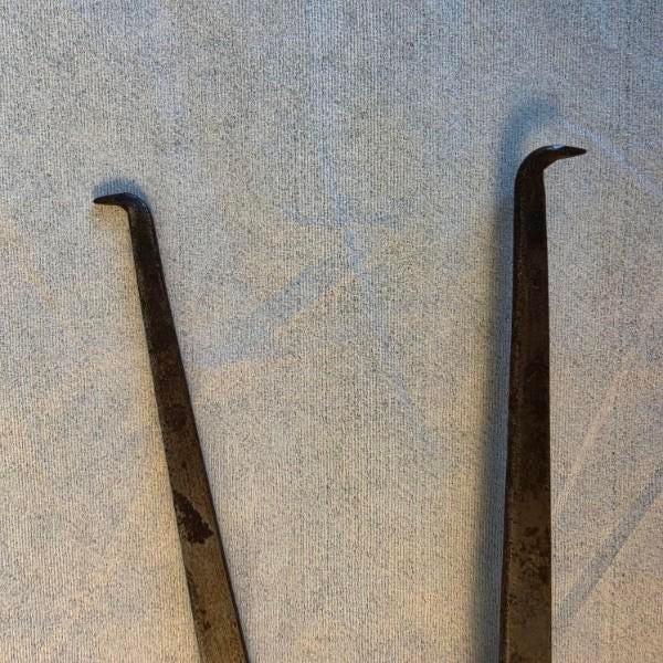 Silver 19th C. Hand-Forged Iron 14" Machinist Inside Calipers For Sale - Image 8 of 18