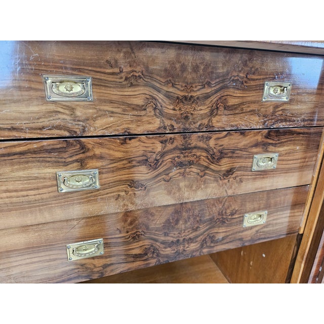 Art Deco French Sideboard in Walnut, 1940 For Sale - Image 17 of 18