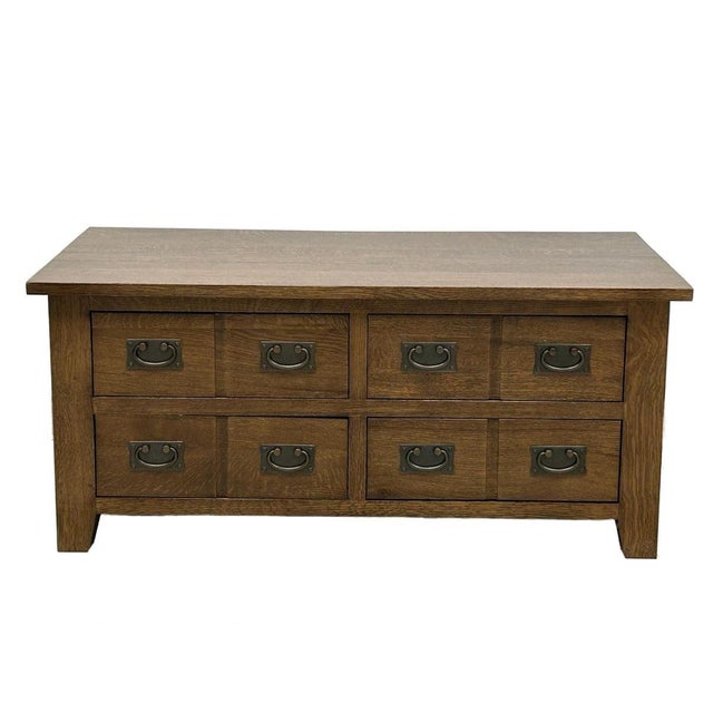 Mission 8 Drawer Coffee Table - Michaels Cherry For Sale - Image 11 of 17
