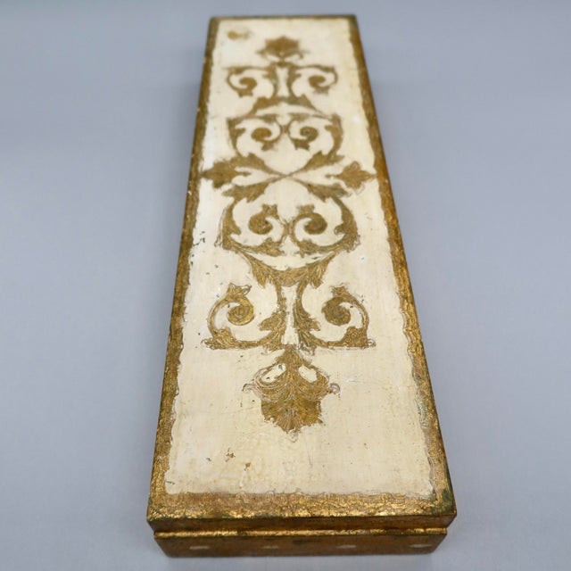 Mid 20th Century Vintage Florentine Giltwood Box For Sale - Image 5 of 11