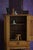 Scandinavian Narrow Oak Cabinet, 1950s For Sale - Image 13 of 17
