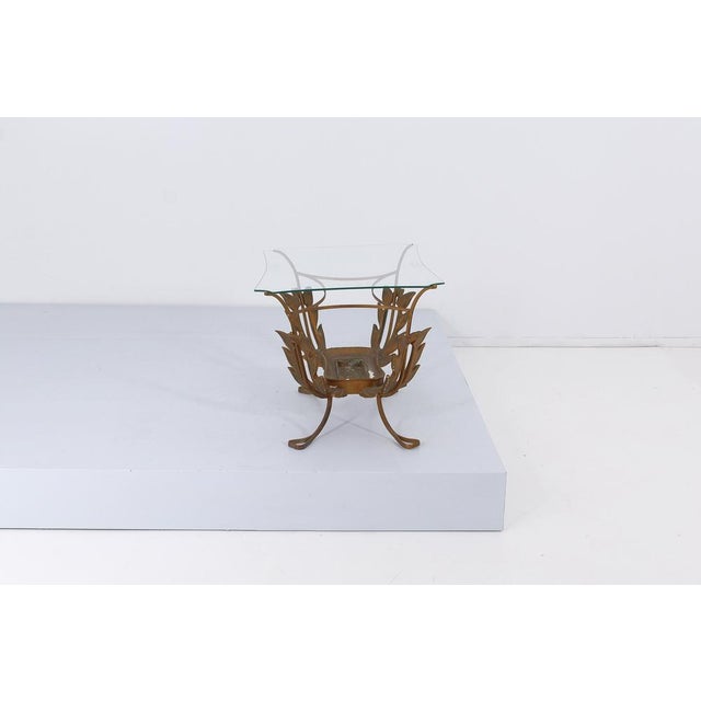 1950s Mid-Century Brass and Glass Coffee Table, 1950 For Sale - Image 5 of 18