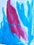 A pair of contemporary abstract expressionism paintings on archival paper. COA included, Unframed.