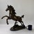 Late 20th Century Bronze Rearing Horse Sculpture on Marble Base, 21” H – Dynamic Equestrian Statue For Sale - Image 10 of 10