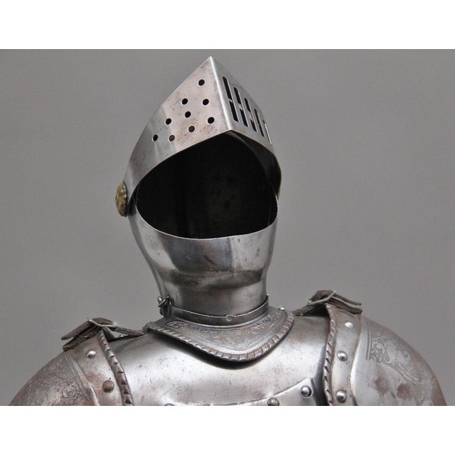 White Early 20th Century Miniature Suit of Armour For Sale - Image 8 of 15