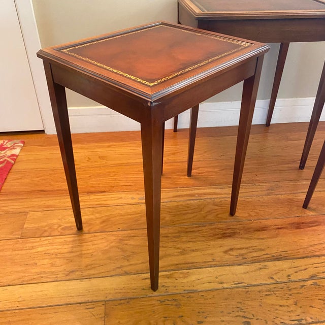 Edwardian Style Nesting Tables by Hekman - Set of 3 For Sale - Image 12 of 18