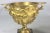 Gold Circa 1830 Pompeii Inspired Decorated Urns of Gilt Bronze-Vine Leaves on Stone Bases- A Pair For Sale - Image 8 of 9