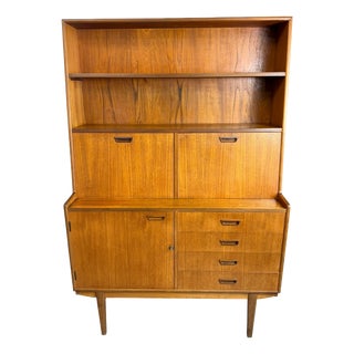 Mid-Century Modern Teak Highboard Wall Unit by Turnidge of London, 1970 For Sale