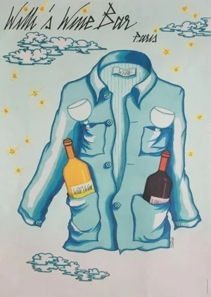 2017 Pénélope Willi's Wine Bar Poster
