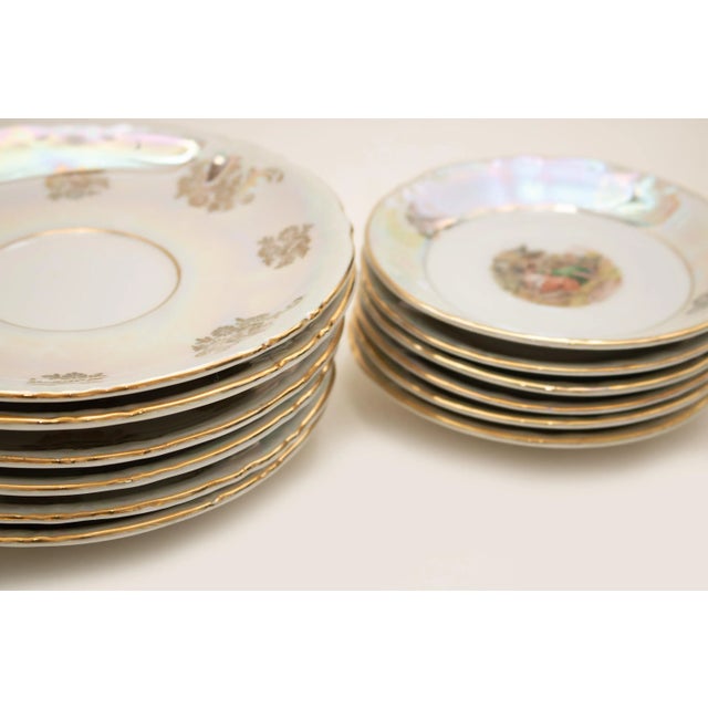 Circa 1970s Kahla 22k Gold German Porcelain Tea Set for Six- 21 Pieces For Sale - Image 12 of 12