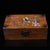 Brown Huanghuali Style Wood Jewelry Box With Mother of Pearl Inlay – Bird & Flower Motif For Sale - Image 8 of 9
