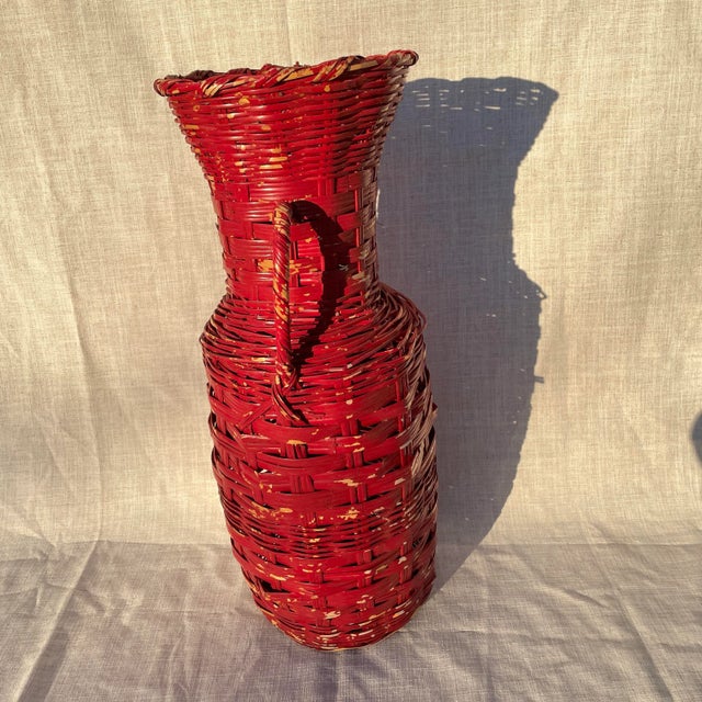 There are some breaks in the weaving but, that adds to its rustic charm. Would make a nice decorative accent piece maybe...