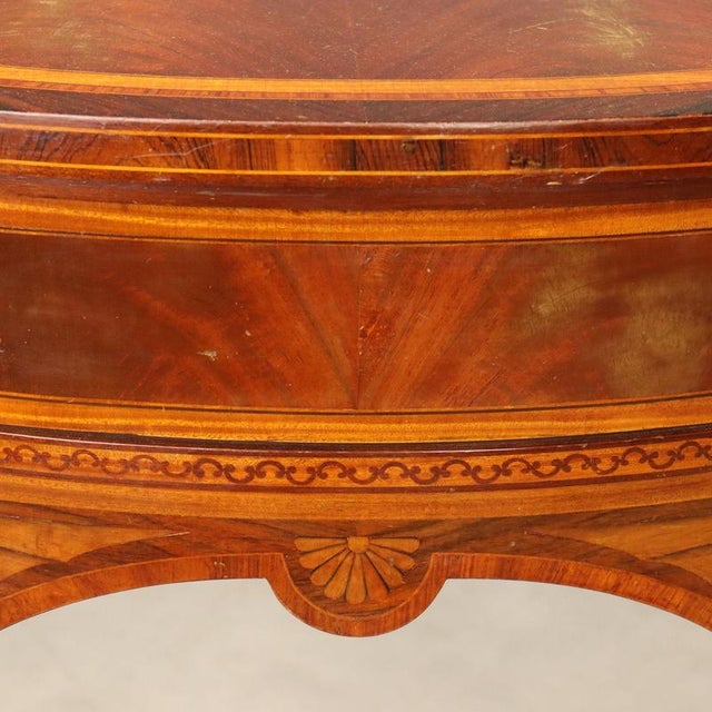Brown Victorian Style Mahogany Sideboard with Inlays For Sale - Image 8 of 12