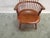 Duckloe Solid Cherry Fan Back Windsor Arm Chair For Sale - Image 4 of 6
