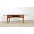 Wood French 20th Century Mahogany and Leather-top Desk For Sale - Image 7 of 10